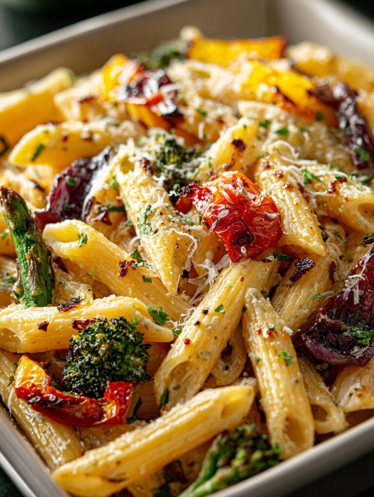 Creamy Parmesan Penne with