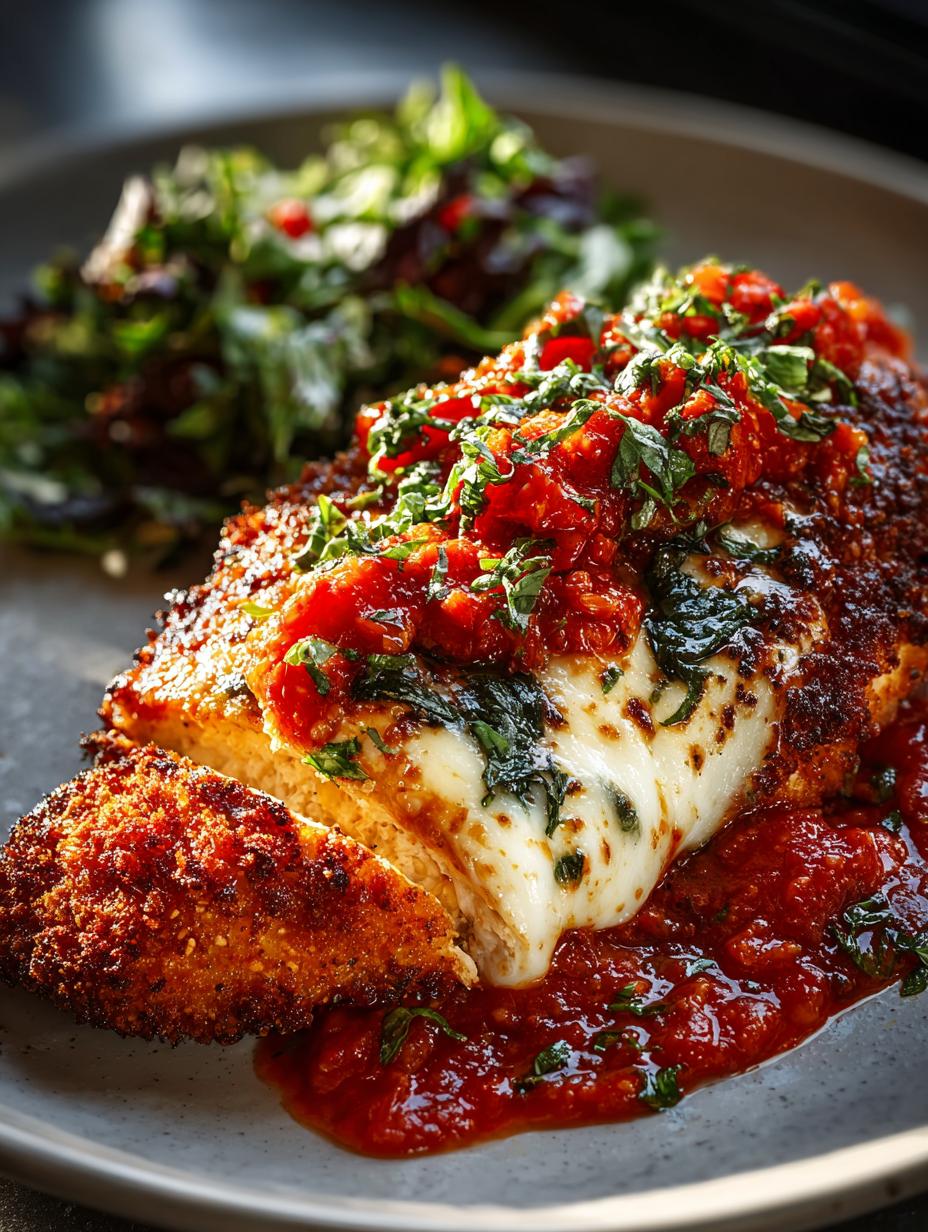 Extra Crispy Chicken Parmesan