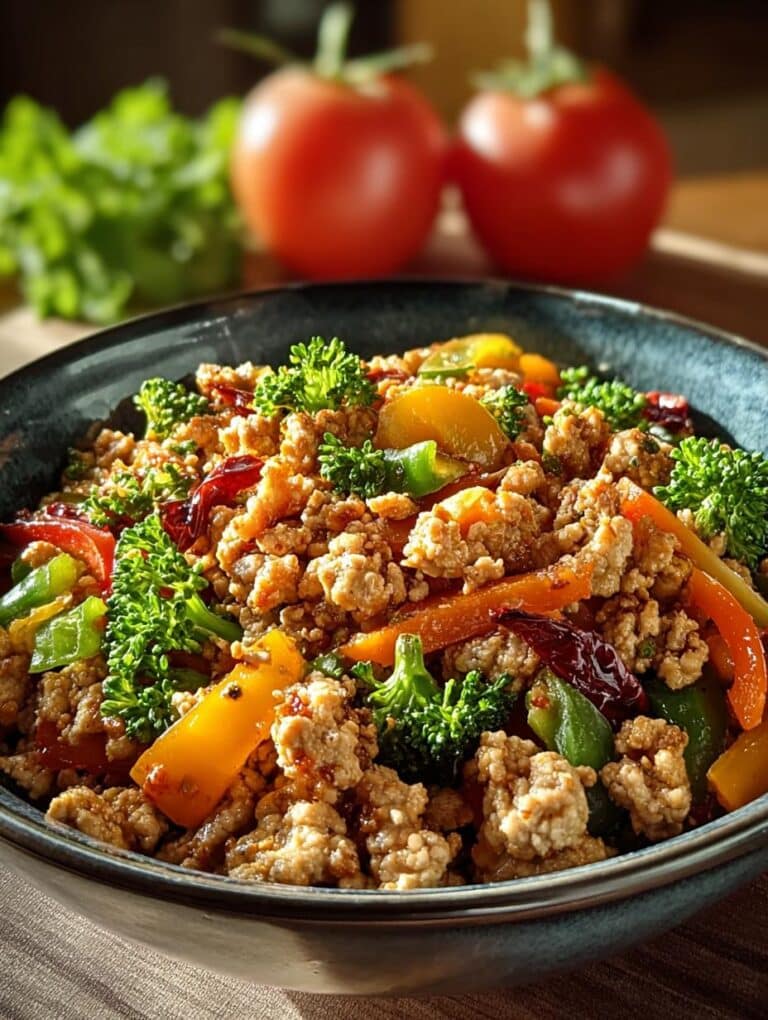 Healthy Ground Turkey Stir