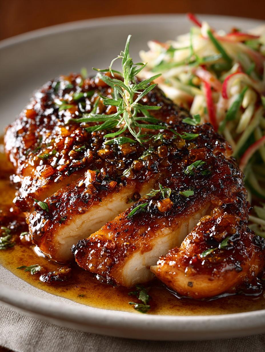 Honey Apple Glazed Chicken