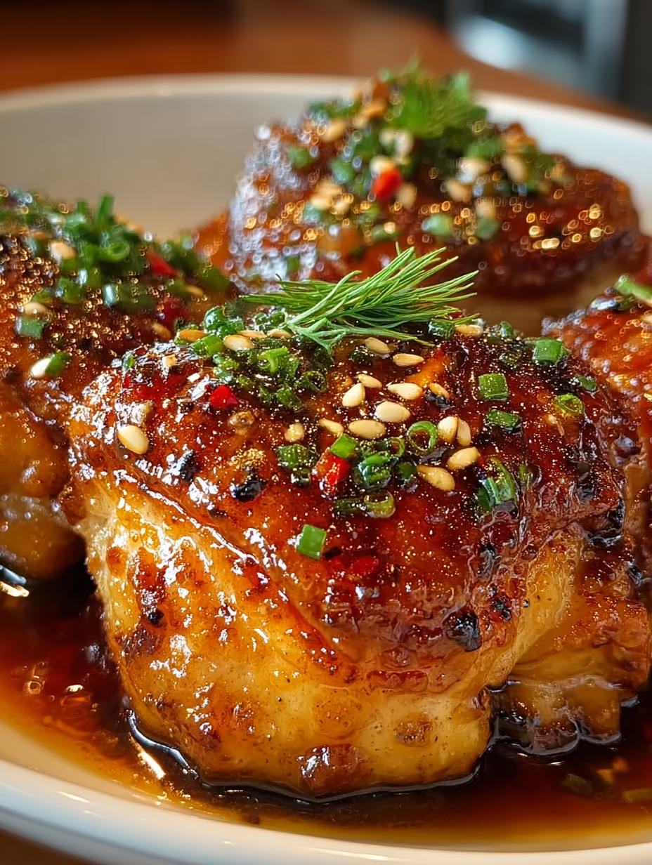 Juicy Spicy Honey Garlic Chicken Thighs You'll Adore - Juicy Spicy Honey Garlic - main visual representation