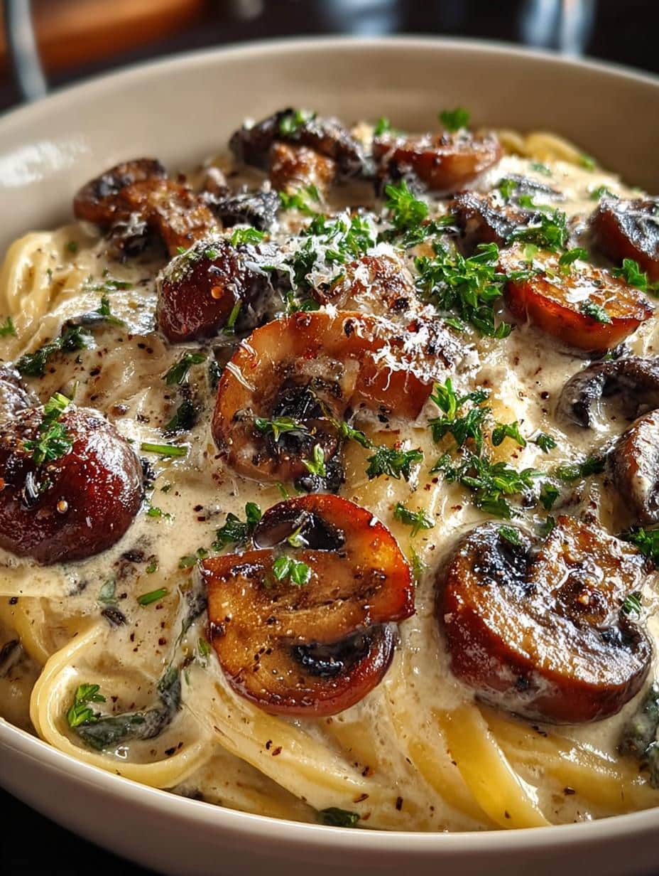 One Pot Creamy Mushroom