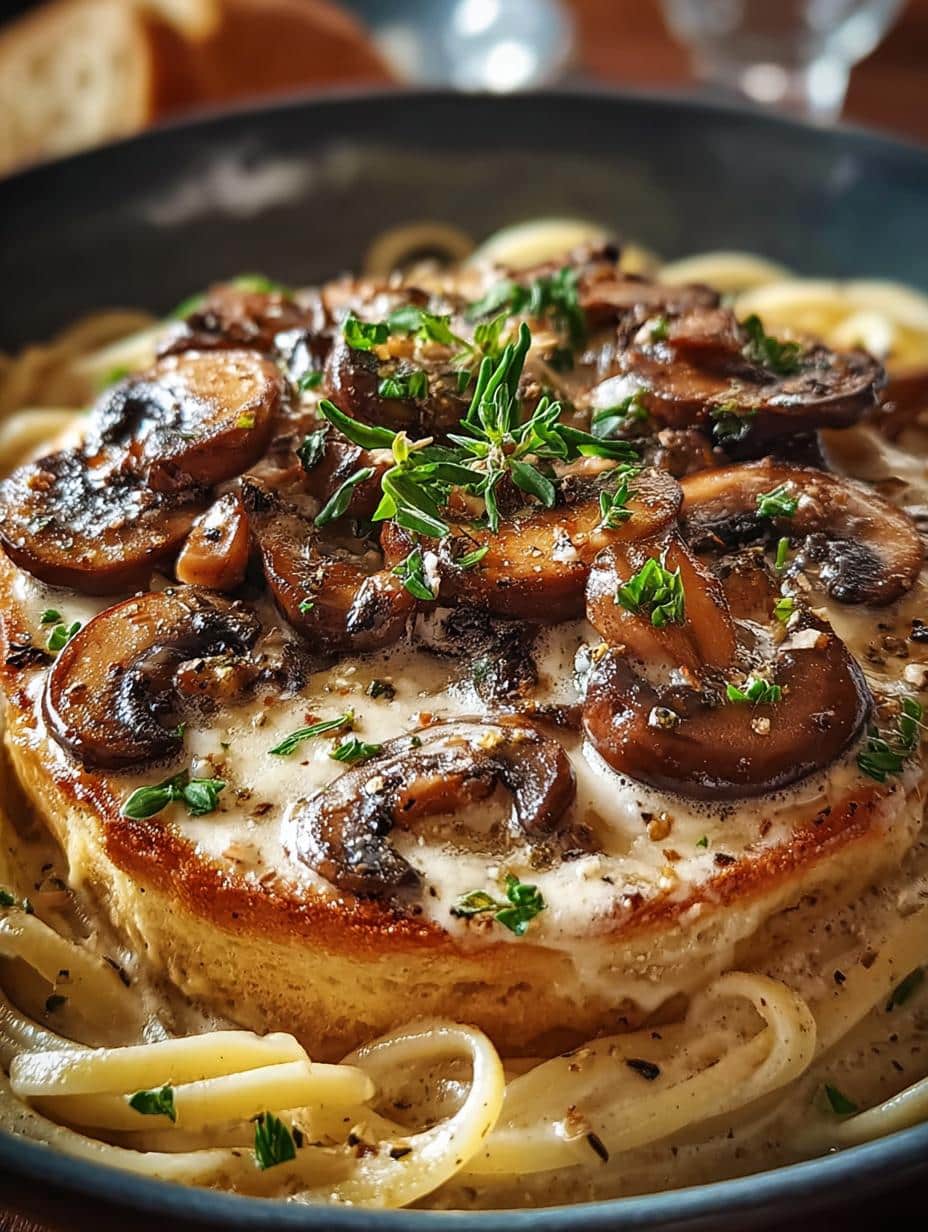One Pot Creamy Mushroom Pasta You Will Love - One Pot Creamy Mushroom - additional detail