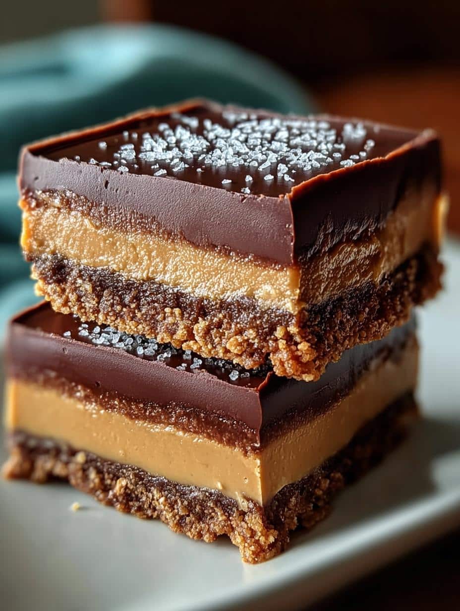 Peanut Butter Chocolate Slice: 5 Ingredients for Blissful Treat - Peanut Butter Chocolate Slice - additional detail
