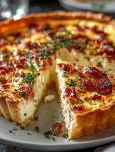 Quiche with Turkey Bacon