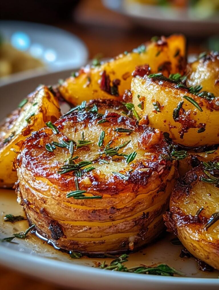 Roasted Garlic Butter Potatoes