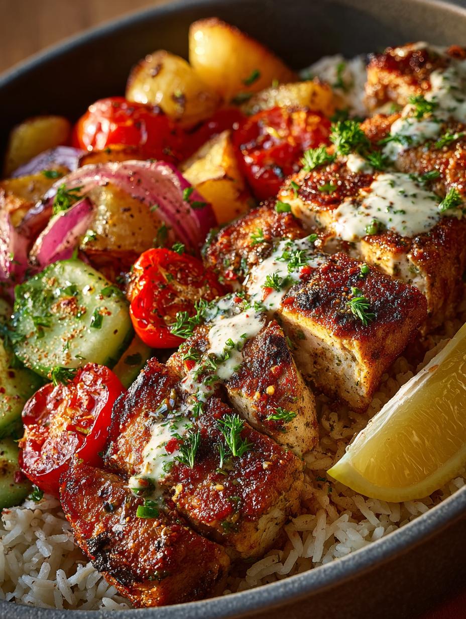 Sheet Pan Chicken Kebabs