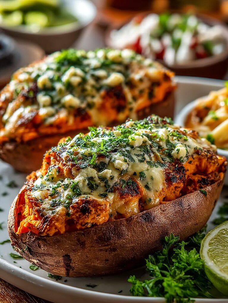 Spiced Turkey Stuffed Sweet