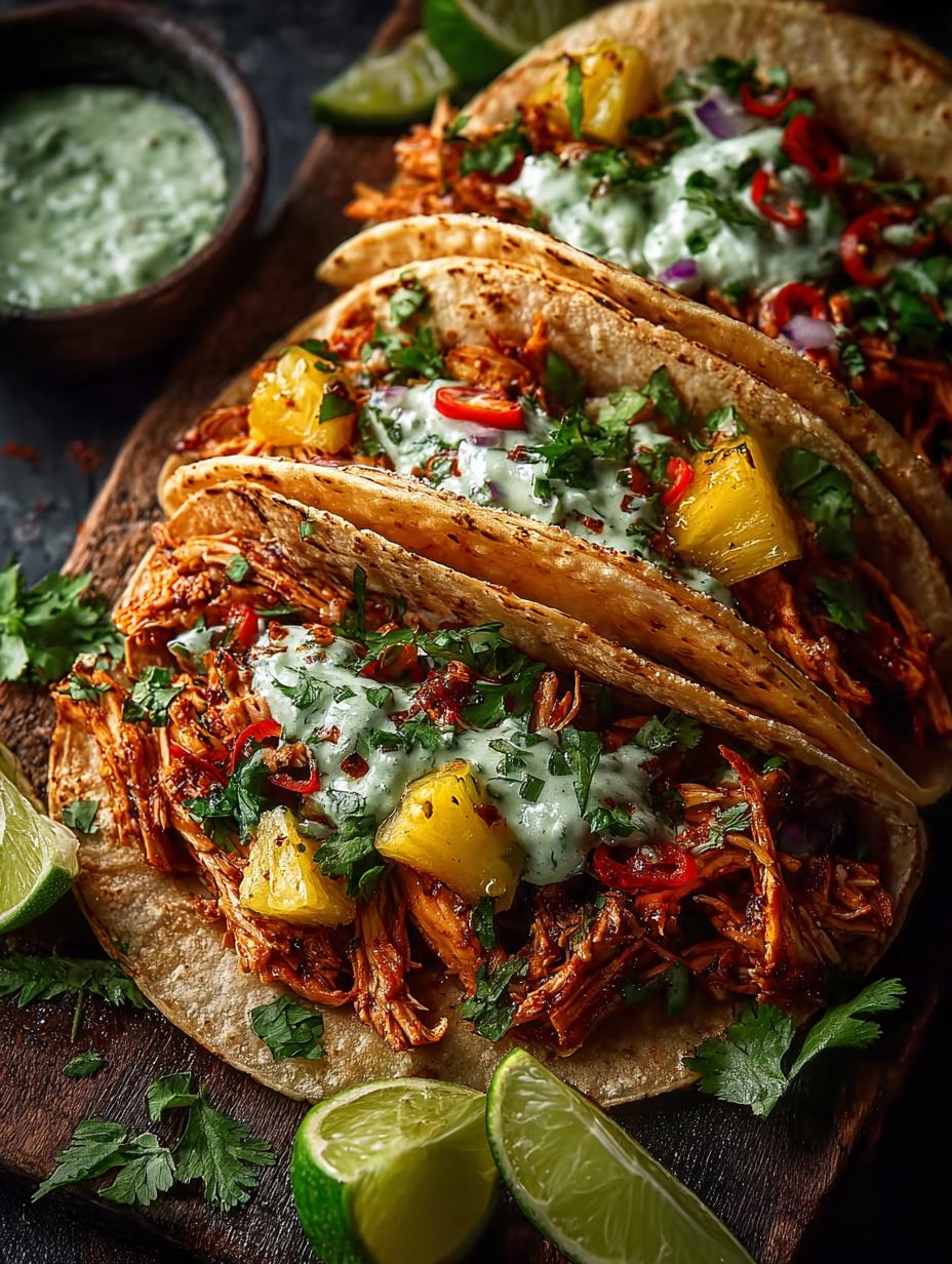 Spicy Pineapple Chicken Tacos: 5 Bold Flavors Await You - Spicy Pineapple Chicken Tacos - main visual representation