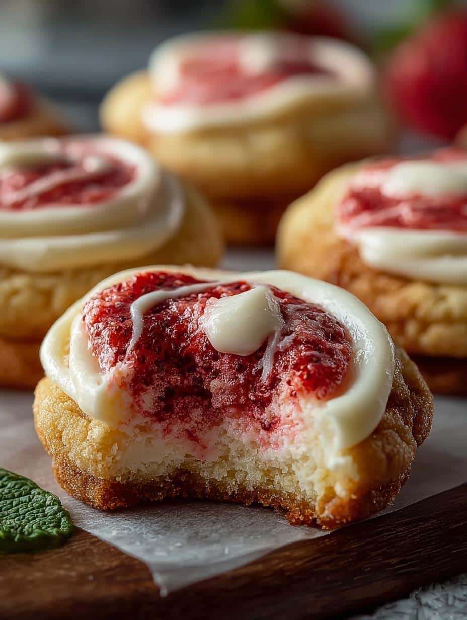 Delicious Strawberry Cheesecake Cookies Recipe to Try - Strawberry Cheesecake Cookies - main visual representation