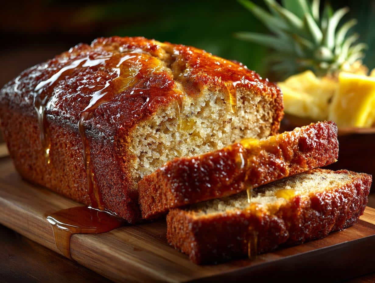 Delicious Tropical Banana Pineapple Bread Recipe - Tropical Banana Pineapple Bread - additional detail