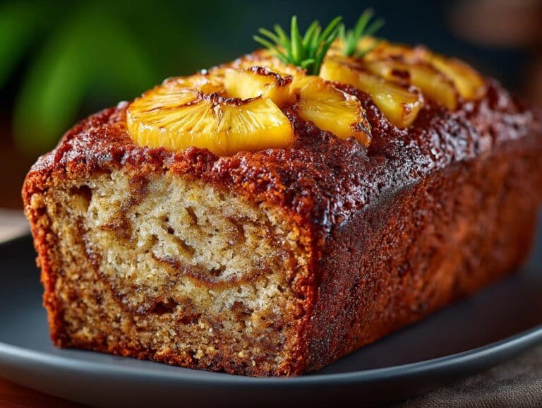 Tropical Banana Pineapple Bread