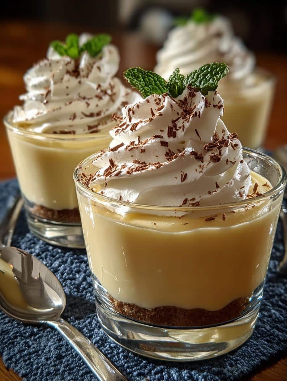 Vanilla Pudding Dessert Cups